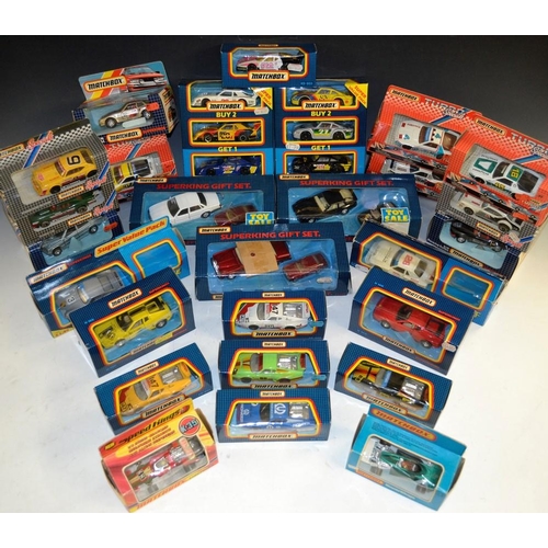 5251 - Matchbox Toys - Superkings Gift set K.S 808 Porche 944; others Rolls Royce, Jaguar XJ6 etc;  Speedki... 