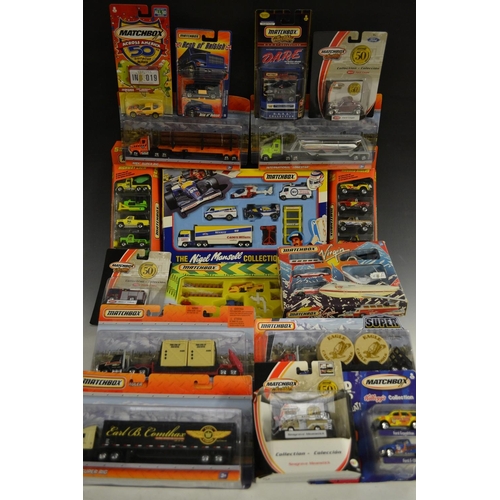 5253 - Matchbox Toys - Seagrave Meanstick collection 1952-2002, Ford Coupe, Dennis Sabre,  Seagrave Meansti... 