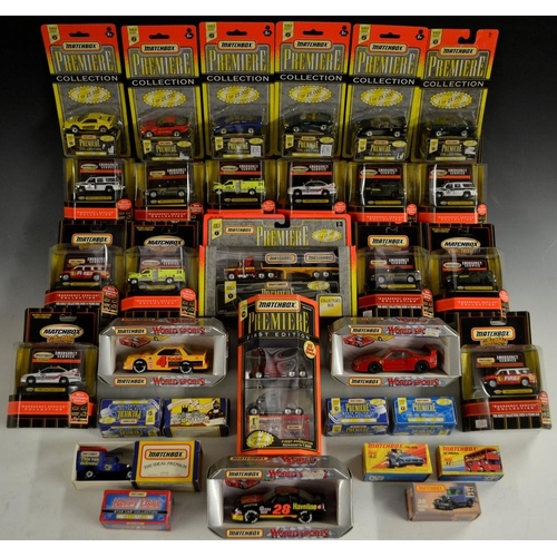 5260 - Matchbox Toys - Premier collection 1-25,000, Ferrari Testarossa;  others T Bird Turbo Coupe, Mustang... 