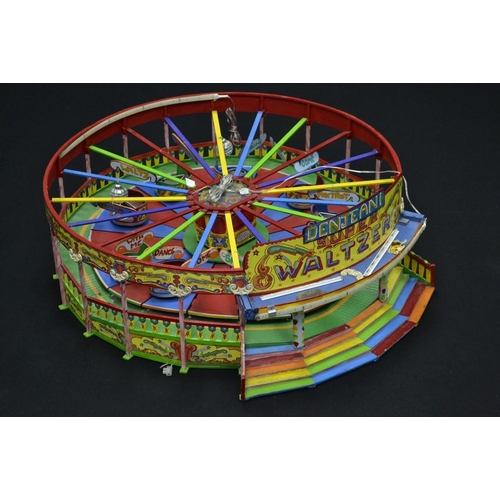 5270 - A scratch built model of a fairground ride, Super Waltzer, Denjeani, by Dennis Coleman, wooden body,... 