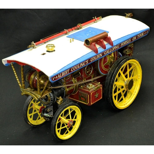 5294 - A scratch built live steam scale model, of a Showman's Traction Engine, Albert Cooling's Golden Gall... 