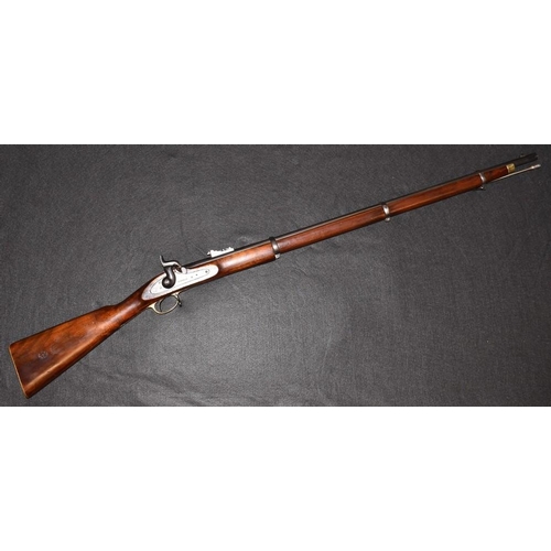 3745 - A Snider-Enfield Model 1861 Mk.II replica percussion musket, 99cm barrel with long range ladder sigh... 