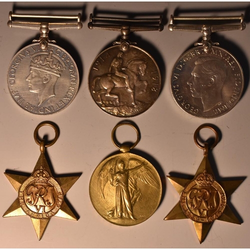 3776A - Medals, World War I & II, Royal Air Force, a pair, British War and Victory, named to 167754.3.A.M. G... 