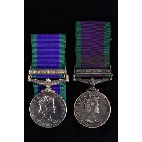 3789 - Medals, GSM 1962-2007 (CSM)/clsp. Northern Ireland - Two: Royal Green Jackets/Royal Anglian Regiment... 