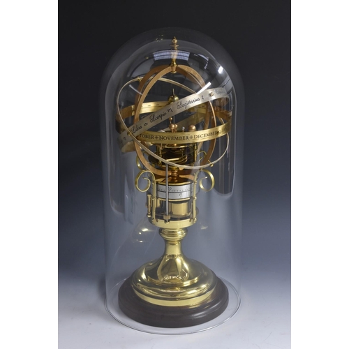 3970A - A 20th century mechanical orrery timepiece, by St. James House Co., London, the whole surmounted by ... 