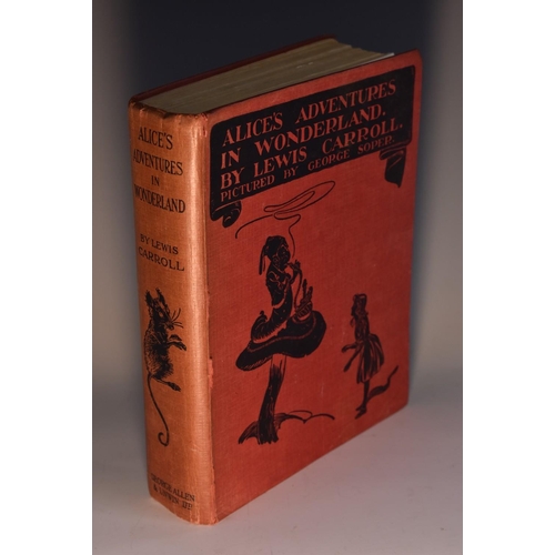 4079 - Carroll (Lewis), Alice's Adventures In Wonderland, Pictured by George Soper, first thus edition, Geo... 