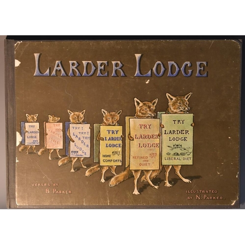 4086 - Children's Book - Parker (B), Larder Lodge, Illustrated by N. Parker, W. & R. Chambers, Limited, Lon... 