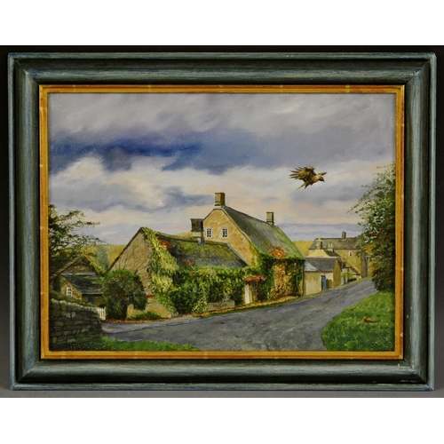 3341 - Trevor Neal (Bn.1947) Ivy Cottage, Beeley,  Derbyshire signed with monogram and dated 2009, oil on c... 