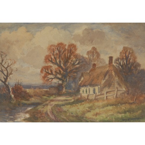 257 - Ivy Stannard (late19th/early 20th century)
Old House Sussex
signed, watercolour, 16.5cm x 24cm