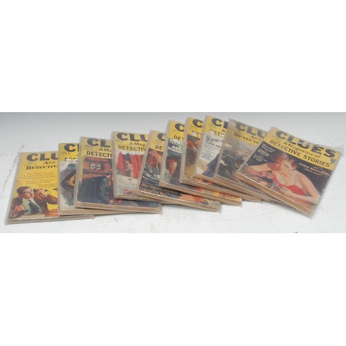 5811 - Pulp Fiction - Clues: A Magazine of Detective Stories, comprising 1928: 1st August, 2nd September, 1... 