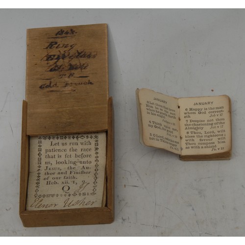 5776 - Miniature Book - Liturgy, a late 19th/early 20th century collection of Psalms, no imprint or date, c... 