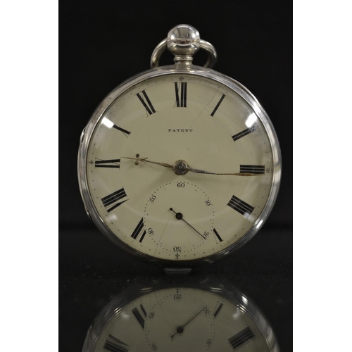 3082 - A Victorian silver open face fusee pocket watch, William Alexander, Hexham, cream dial, Roman numera... 