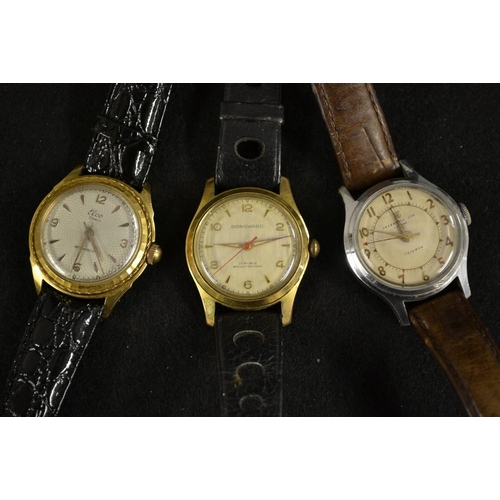 3095 - Vintage Watches- an Ingersoll Ltd London Triumph, cream dial, Arabic numerals, inner minute track, c... 