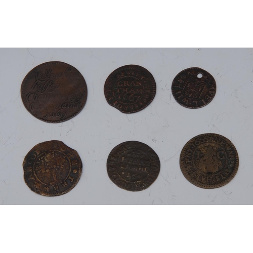 1607 - Tokens, Nottinghamshire, 17th century, Newark, Henry Lambe; Joshua Clarke 1666; Chamberlains' 1669; ... 