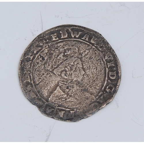 1611 - England, Hammered Silver, Edward VI profile shilling bust four, 1550