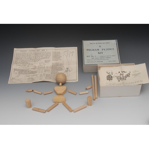 1157 - Kit No 1 - a Pelham Puppet Kit, with instructions, boxed ***NB although the box label states there a... 