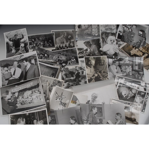 1177 - A collection of Pelham Puppets' factory b/w photographs of the production and marketing of Pelham Pu... 