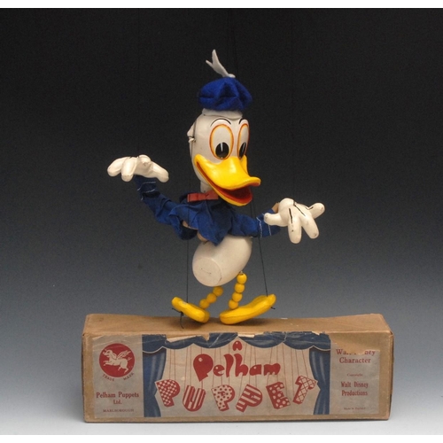 128 - SL Donald Duck, Walt Disney character - very early version, Pelham Puppets SL Range, first version, ... 