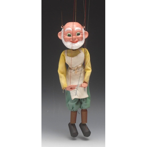 146 - SL Gepetto (early bald head), from the Walt Disney animated film Pinocchio - Pelham Puppets SL Range... 