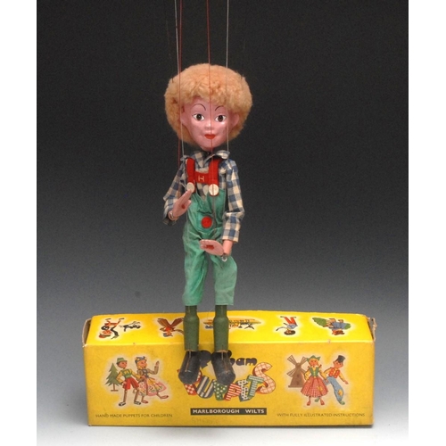 151 - SL Hansel - Pelham Puppets SL Range, large moulded head,  painted features, brown eyes, blond wool h... 