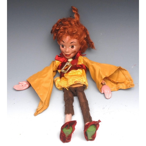 154 - SL Hansel - Pelham Puppets SL Range, small moulded  head,  auburn hair, painted features, brown eyes... 