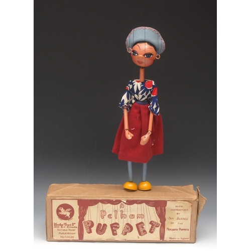 190 - Wonky Toy LS Mexican Girl - Wonky Toy LS Range , turned round wooden head with painted features, blu... 