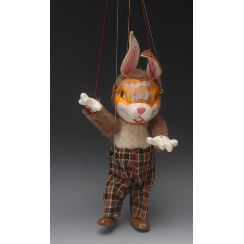 226 - SL 63 Rabbit - Pelham Puppets SL 63 Range,  hollow moulded head with painted features, brown eyes, t... 