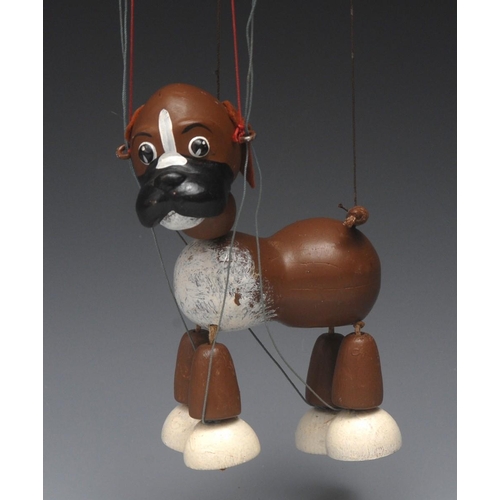 260 - Type A Bengo - Pelham Puppets Animal Range, composite head and body, the limbs strung, painted in br... 