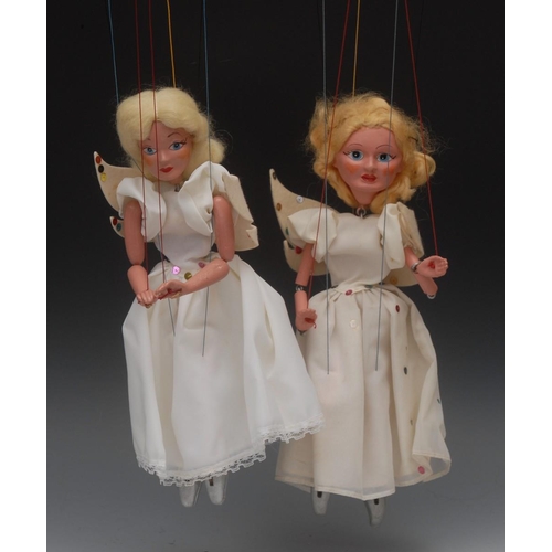 494 - SL Fairy - Pelham Puppets SL Range, moulded head,  blonde wavy hair, painted features, blue eyes, sm... 