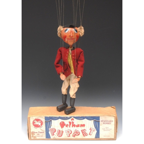 71 - SM Huntsman - Pelham Puppets SM Range, round wooden head,  painted features, large upward gazing blu... 