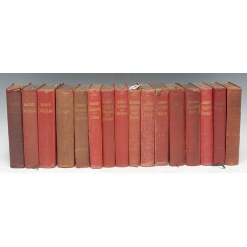 5839 - Travel - Baedeker Guides - two copies, London and its Environs, fifteenth edition: 1908 & nineteenth... 