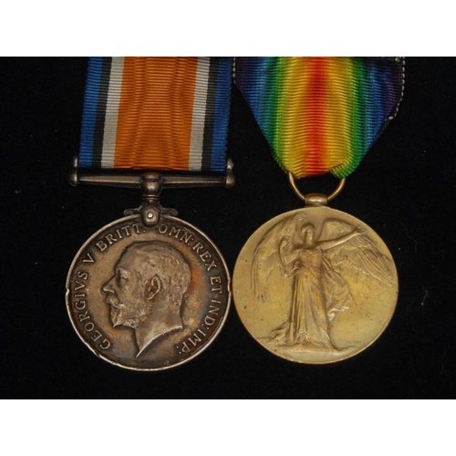 73 - Medals, World War One, Pair, 21628 PTE J. REDMOND R. DUB. FUS, Fine - VF; James Redmond, Royal Dubli... 