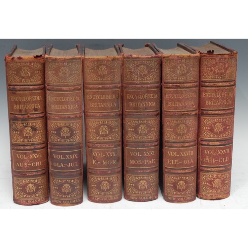 5843 - The Encylopædia Britannica [...], thirty-five volume set of the ninth and tenth edition, 1875-1903, ... 