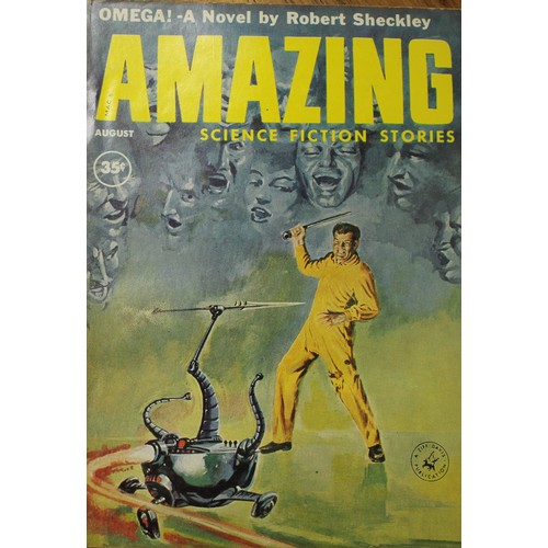 5801 - Pulp Fiction - Amazing Stories: Fact and Science Fiction, 1960 and onward, including 1960: January, ... 