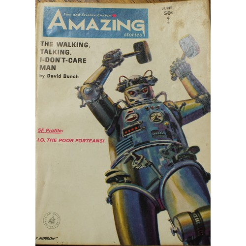 5801 - Pulp Fiction - Amazing Stories: Fact and Science Fiction, 1960 and onward, including 1960: January, ... 