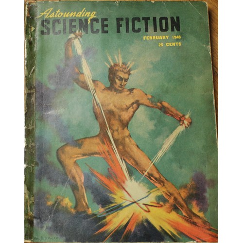 5804 - Pulp Fiction, Sci-Fi - Astounding Science Fiction, 1944: March-September, November-December, (9); 19... 