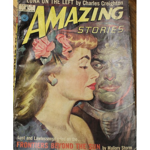 5800 - Pulp Fiction - Amazing Stories, 171 various issues, mostly 1930s-1950s, American, British and Canadi... 