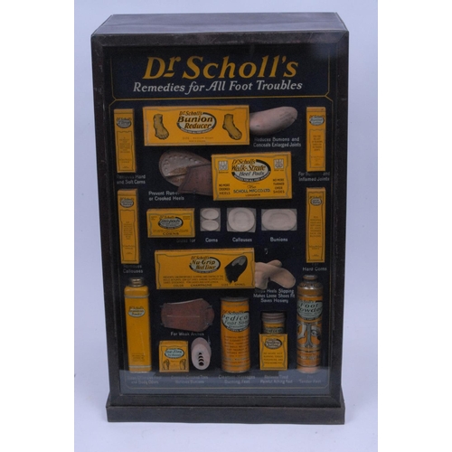 1041 - Medicine - Scholl MFG Co Ltd - an early to mid-20th century lacquered metal chemist's promotional co... 