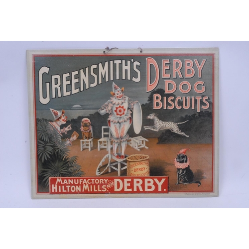 1056 - R. Allen & Son Ltd, Nottingham - an early 20th century rectangular cardboard showcard, Greensmith's ... 