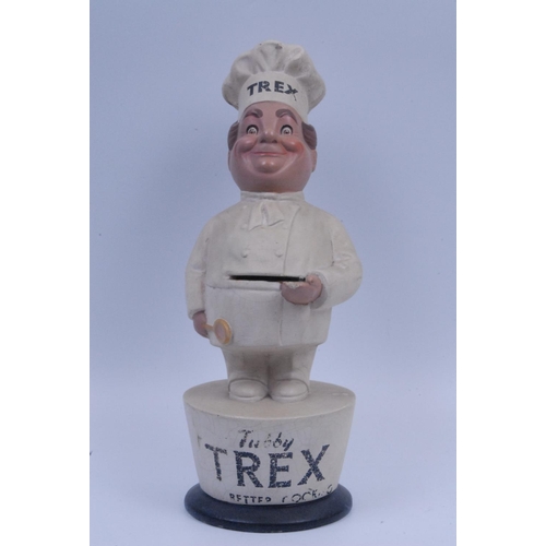 1084 - Trex - a novelty shop counter display, as Tubby Trex, the chef, inscribed Tubby Trex, Better Cooking... 