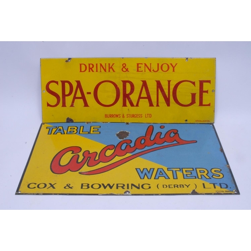 1092 - Cox & Bowring (Derby) Ltd - Stocal, Burton - an early to mid 20th century rectangular enamel adverti... 