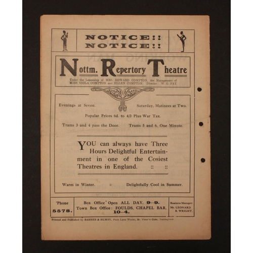 372 - Sport, Football, Programme, 1921, No.5, Complimentary, Notts County home game v Barnsley, october 6t... 