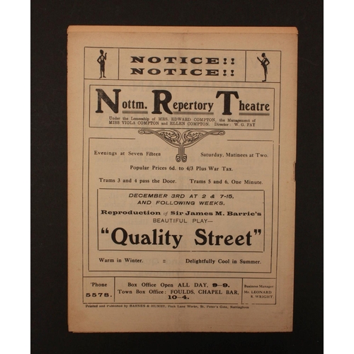 375 - Sport, Football, Programme, 1921, No.10, Notts County home game v Leeds United, December 3rd, 12 sid... 