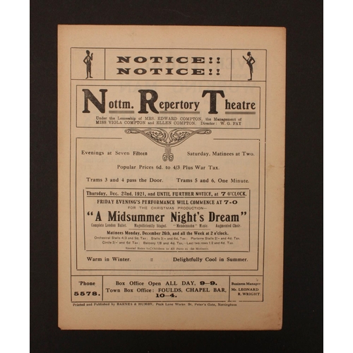 376 - Sport, Football, Programme, 1921, No.11, Notts County home game v Hull City, December 24th, 12 sides... 