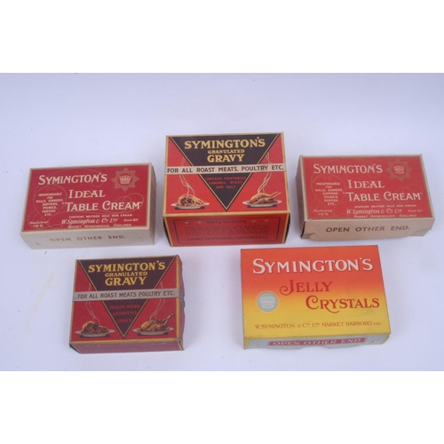 851 - W Symington & Co - an early 20th century rectangular cardboard packet, Symington's Granulated Gravy,... 