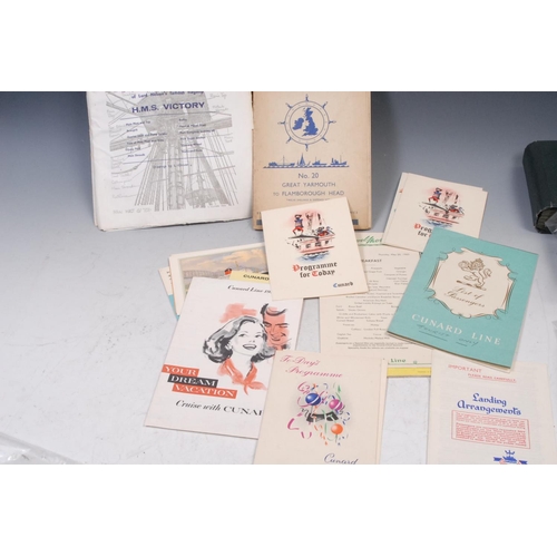 2222 - Ephemera, Maritime, Cunard, Saxonia 1960s