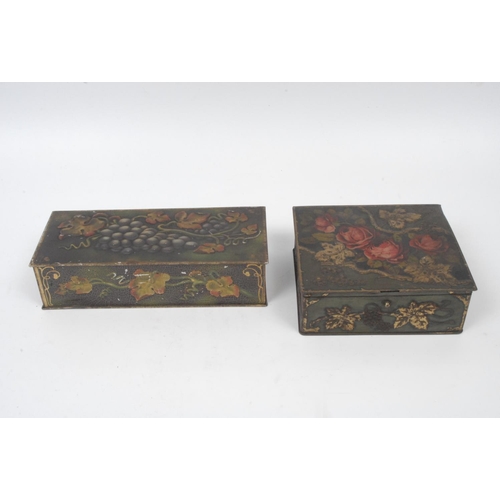 409 - Peek Frean & Co Ltd - an early 20th century rectangular biscuit tin, embossed with fruiting vine and... 