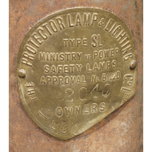 185B - An Eccles Type SL miners safety lamp