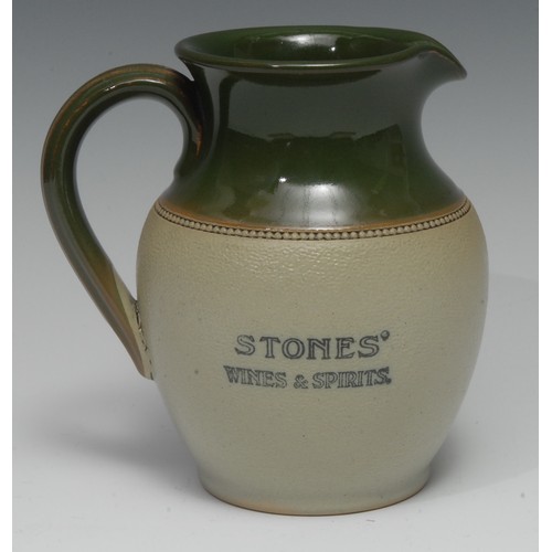 2171 - Advertising, Breweriana - a Lovatt's Langley stoneware water jug, Stones' Cannon Ales & Stout/Stones... 