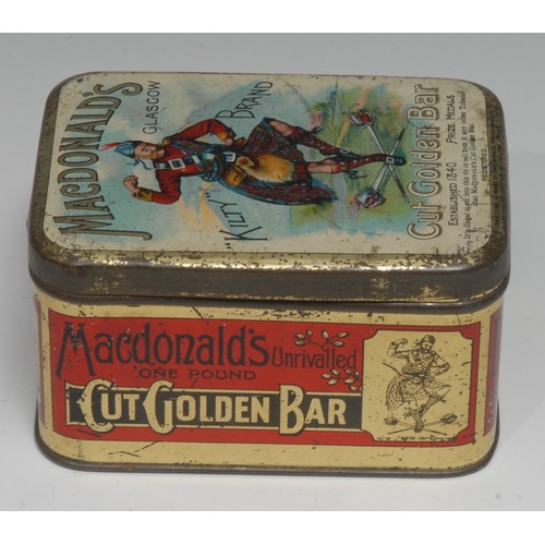 2192 - Advertising, Tobacciana & Smoking, D&J Macdonald – a late 19th century/early 20th century rounded re... 